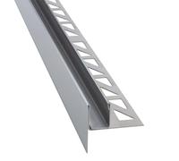 Dalsys Slope Wedge, Shower, Left 120cm, 19mm Height Silver