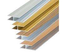 Dalsys Transition Profile Connection Profile 100cm Transition Strip Anodized Aluminum, Floor Rail Suitable for, Among Other Things, Tiles, Laminate and Beech parquet