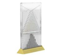 Dalton Board Desk Toy - Probability Demonstration Model with Bell Curve for Effective Statistical and Physics Teaching