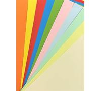 DALTON MANOR A4 80GSM Coloured Paper - Bright/Pastel Mix - 100 Sheet Pack