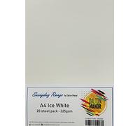 DALTON MANOR A4 THICK 325GSM ICE WHITE CARD - 25 SHEET PACK