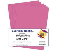 Dalton Manor Card Bright Pink A4 160gsm Pack 50
