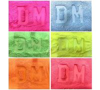 DALTON MANOR POWDER PAINT 6 X 500GM FLUORESCENT ASSORTED MADE IN UK, 500 g (Pack of 6)
