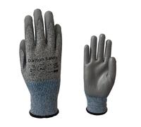 Dalton Safety Pair Of XL Cut Resistant Level 3 Work Gloves, HPPE Knitted Cuff, PU Coated Palm & Fingertips. Perfect For General Duty, Gardening, Glass Cutting & Sheet Metal Handling