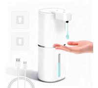 Dalugo Automatic Wall Mounted Soap Dispenser, 380mL Liquid Soap Dispenser with Sensor, Waterproof for Kitchen and Bathroom