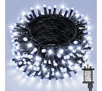 Dalugo Fairy Lights Plug in, 40M 400LED Cold White Lights Main Powered with Timer, Memory Function, Waterproof for Garden Wedding Indoor Outdoor Decorations