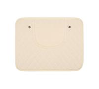 DALUJIE 2 pcs Kick Mats Back Seat Protector for AUDI A1 8X Hatchback 2012-2018 5-Door, Leather Seat Pad Rear Cover Protector Car Seat Back Anti Kick Mat,Beige