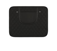 DALUJIE 2 pcs Kick Mats Back Seat Protector for MG HS MK2 2024 2025 2026, Leather Seat Pad Rear Cover Protector Car Seat Back Anti Kick Mat,Black