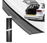 DALUJIE Carbon Fiber Car Rear Bumper Protector for VW Passat Variant B9 ab Bj. 2024, Trunk Door Sill Edge Protector Anti-Scratch Sticker Styling Accessories,104cm