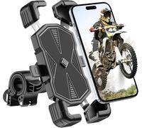 DALUJIE Motorcycle Phone Mount for YAMAHA FJ-09 MT-09 Tracer MT-07 Tracer 900/GT 9/GT 700/GT 7/GT, Phone Holder Bike Anti Vibration Waterproof 360°Rotation Moped Cell Phone Mount