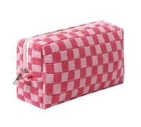 Dalulu Pencil Case Pencil Pouch Cute Pen Holder Aesthetic Pen Bag Coin Pouch Cosmetic Bag Office Stationery Organizer for School College and Travel (pink)
