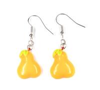 DALUNDREAMLI Fashionable Handmade Earrings - Fun and Funky Fruit Jewelry, Perfect for Unique and Trendy Looks - Ideal Gift for Women who Love Quirky Accessories