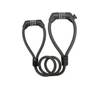 DalVick Portable Bicycles 4 Digit Security Password High Security Padlock AntiTheft Bicycles Cable Locks for Mountain Bike Keyless Combination