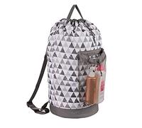 Dalykate, Laundry Backpack with Shoulder Strap and Mesh Bag, Durable Nylon Laundry Bin with Drawstring Closure, Ideal for College, Travel, Laundromat and Home