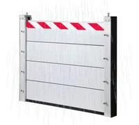 Dam Easy Flood Barrier for Home - 227cm Long Flood Barriers for Exterior - Reusable Garage Door Water Barriers Aluminum Alloy Quick Flood Barrier Panel(227 * 80cm)