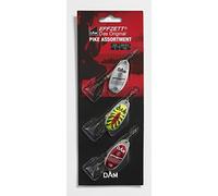 DAM EFFZETT Assortment 4pcs Spinner | Perch Fishing Set For Predator Anglers & Light Spinning Sessions | Size 2 4g Metal Lures For Rivers, Canals, Drains & Lakes | Ready To Fish Pack | Perch