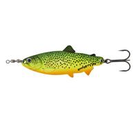 DAM Effzett Trout Spoon 9cm 25g - Fire Trout UV