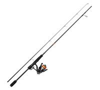 DAM Fire Wave XP Spinning Combo, Freshwater Angler Fishing Rod & Reel Pike Perch Zander & More, Strong Leightweight & Versatile, Black, 1.98m Fast Rod, 1000 Size Reel