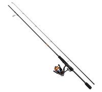 DAM Fire Wave XP Spinning Combo, Freshwater Angler Fishing Rod & Reel Pike Perch Zander & More, Strong Leightweight & Versatile, Black, 2.13m Fast Rod, 2500 Size Reel