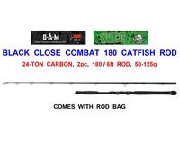 DAM MADCAT BLACK CLOSE COMBAT CATFISH ROD 24T CARBON BANK BELLY BOAT SPINNING