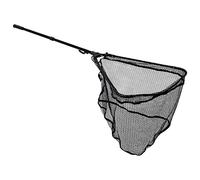 DAM Manitoba Folding Net | Compact Telescopic Landing Net For Predator, Trout & Coarse Anglers | Twist-Lock Handle, D-Shape Frame, Knotless Shake-Dry Mesh, Rubber Grip & Belt Clip | Twist N Lock