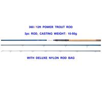 DAM PTS POWER DISTANCE 3pc TROUT ROD 24-TON CARBON GAME LURE FISHING SPINNING
