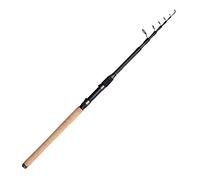 DAM Shadow Tele Spinning Rod, Fishing Rod, Spinning Rods, Allround Fishing, Premium Telescopic Fishing Rod for anglers Seeking Versatility and Power, Unisex, Black, 3m | 5-25g