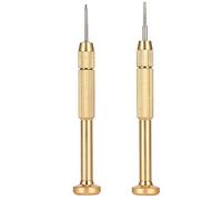 Dam Skerisi 2Pcs Professional Eyewear Screwdriver Set, Multi - Functional Glasses Repair Tool with 1.6mm Slot and Cross Bits, Ergonomic Non - Slip Handle for Home Travel Use