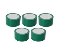 Dam Skerisi 5Pcs Floor Marking Tape 5cm Width, Heavy Duty Floor Adhesive Tape for Gymnasium Basketball Volleyball Tennis Court Line Marking, Non - Removable Court Floor Tape (Green)