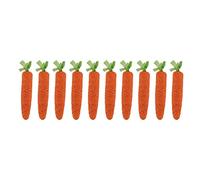 Dam Skerisi Carrot Cat Toy with Catnip, Interactive Cat Chew Toy, Bite Resistant Paper Rope Cat Teeth Cleaning Toy for Claws Grinding, 10 Pack for Kittens and Adult Cats