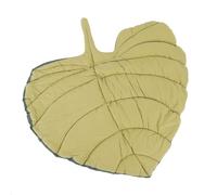 Dam Skerisi Leaf Shaped Cat Mat, Pet Bed for Indoor Cats and Small Dogs, Thickened Cotton Leaf Shape Floor Mat with Soft Warm Blanket Design, All Season Comfortable Cartoon Pet Pad
