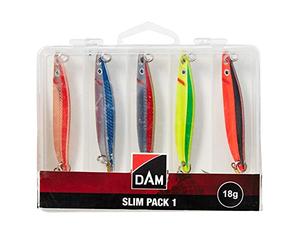 DAM Slim Pack 1 Inc. Box 5 Pcs 18G, Hard Lures, Varied