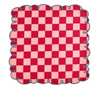 Dama Rosa gingham napkins - Set of 2 Red 45x45