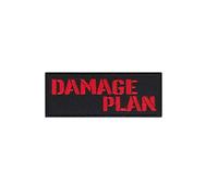 Damageplan Metal Band Patch Badge Embroidered Iron on Applique Souvenir Accessory