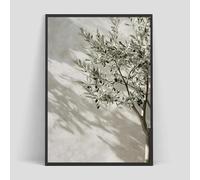 DAMAIART Olive Tree Canvas Wall Art Retro Landscape Poster and Prints Picture Olive Branch Canvas Painting Living Room Bedroom Decor 80x120cm Frameless