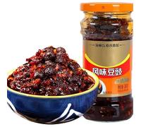 DAMAICHUHAI Femented Black Bean Sauce,210g/7.4oz Black Beans Canned,Bean Paste, Sichuan Douchi, Black Bean Sauce For Stir-Fry, Asian Seasoning, 豆豉