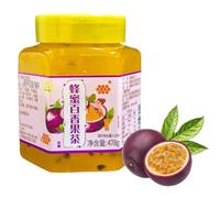 DAMAICHUHAI Honey Passion Fruit Tea - 16.9oz (478g) Real Passionfruit Honey Tea, Natural Fruit Tea with Passion Fruit Puree & Citron, Hot or Iced, for Smoothies & Cocktails