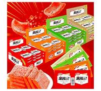 DAMAICHUHAI Kiss-Burning Spicy Strips, Every Piece is a Carnival For Your Taste Buds, The More You Like It, Chinese Famous Snack Gift Pack, Ready-To-Eat Snacks (Mixed Flavors) 320g/11 oz.
