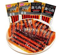 DAMAICHUHAI LÀ TIÃO Chinese Spicy Snack - 10 x 18g Packs | Authentic Savoury Gluten Strips | Traditional Hot & Flavourful Taste, Perfect for Lunchbox, On-the-Go, Taster Pack