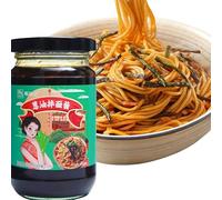 DAMAICHUHAI Scallion Sauce, Scallion Oil Sauce, Spring Onion Paste for Noodles, Rice, Soup, Stir Fry, Ready to Eat, 7oz/200g.