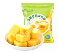 DAMAICHUHAI Solely Fruit Gummies,Mango Gummies,Rich in Fruit Flavor and Soft, Chewy Texture,a Casual and Satisfying Snack,500g/17.6oz.