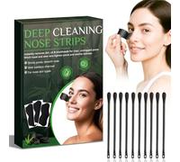 Damaile EU Blackhead Remover, 80pcs Charcoal Pore Strips for Deep Cleansing, Unclogging Pores, Effective and Gentle Blackhead Remover Strip for All Skin Types, Women & Men