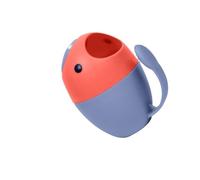 Damaiyyy Hair Washing Cup, Children's Baby Shampoo Cup Washing Cup Waterfall Bath Rinser Cup Bath Shower Cup Shampoo Rinser Jug Flusher Cup Protection Eye Wash Cup for Children and Elderly, Blue