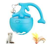Damalithium Interactive Pet Smart Ball Toy, Interactive Pet Toy Automatic Rolling Ball, 2026 Upgrade Automatic Light-Up Rolling Dogs Toys with USB Rechargeable for Indoor & outdoor (Blue)