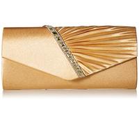 Damara Elegant Rhinestone Women's Evening Bag Handbag, gold, Large