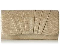 Damara Womens Perfectly Pleated Clutch Party Bags,Gold