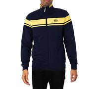 Men's Sergio Tacchini Damarindo Track Top Maritime Blue/Lemon Drop - Size: 38