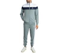 Sergio Tacchini Men's Tracksuit Damarindo, White/Maritime Blue/Lead, L