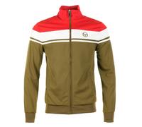 Sergio Tacchini Mens Damarindo Track Top - Colour: 189 Adrenaline Rush/Gardenia/Dark Olive - Size: Medium