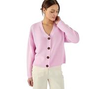 Damart Cardigan Women V Neck Long Sleeves